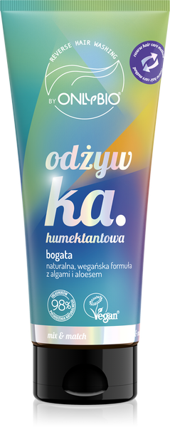 OnlyBio Reverse Washing Bogata Odżywka Humektantowa dla Włosów Suchych i Łamliwych 200ml