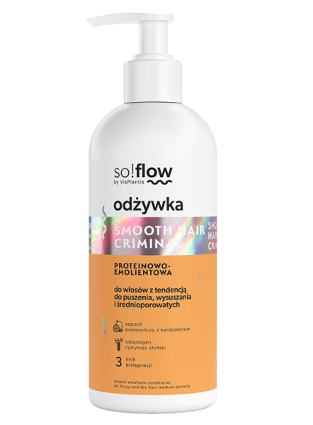 So!Flow by Vis Plantis Odżywka Proteinowo-Emolientowa do Włosów z Tendencją do Puszenia 300ml