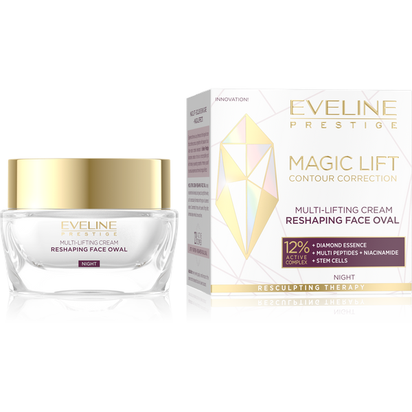 Eveline Magic Lift Multi-Liftingujacy Krem Modelujacy Owal Twarzy na Noc 50ml