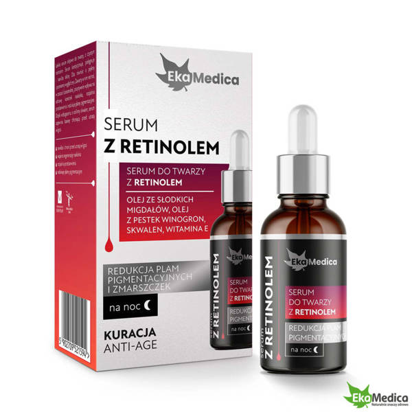 EkaMedica Anti- Age Lekkie Serum Olejowe z Retinolem na Noc 20ml