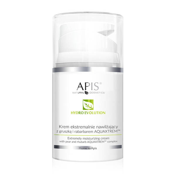 Apis Hydro Evolution Home terApis Krem Ekstremalnie Nawilżający z Gruszką i Rabarbarem Aquaxtrem™ 50ml