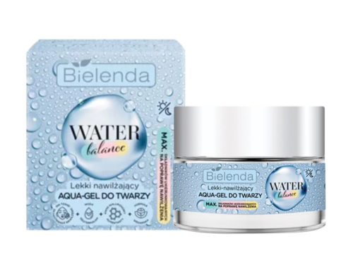 Bielenda Water Balance Lekki Nawilżający Aqua-Gel do Twarzy dla Skóry Suchej Vegan 50ml